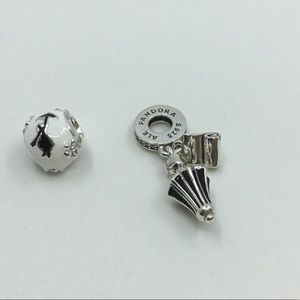 Pandora Disney CHOICE of EITHER Mary Poppins Silhouette OR Umbrella Charm!
